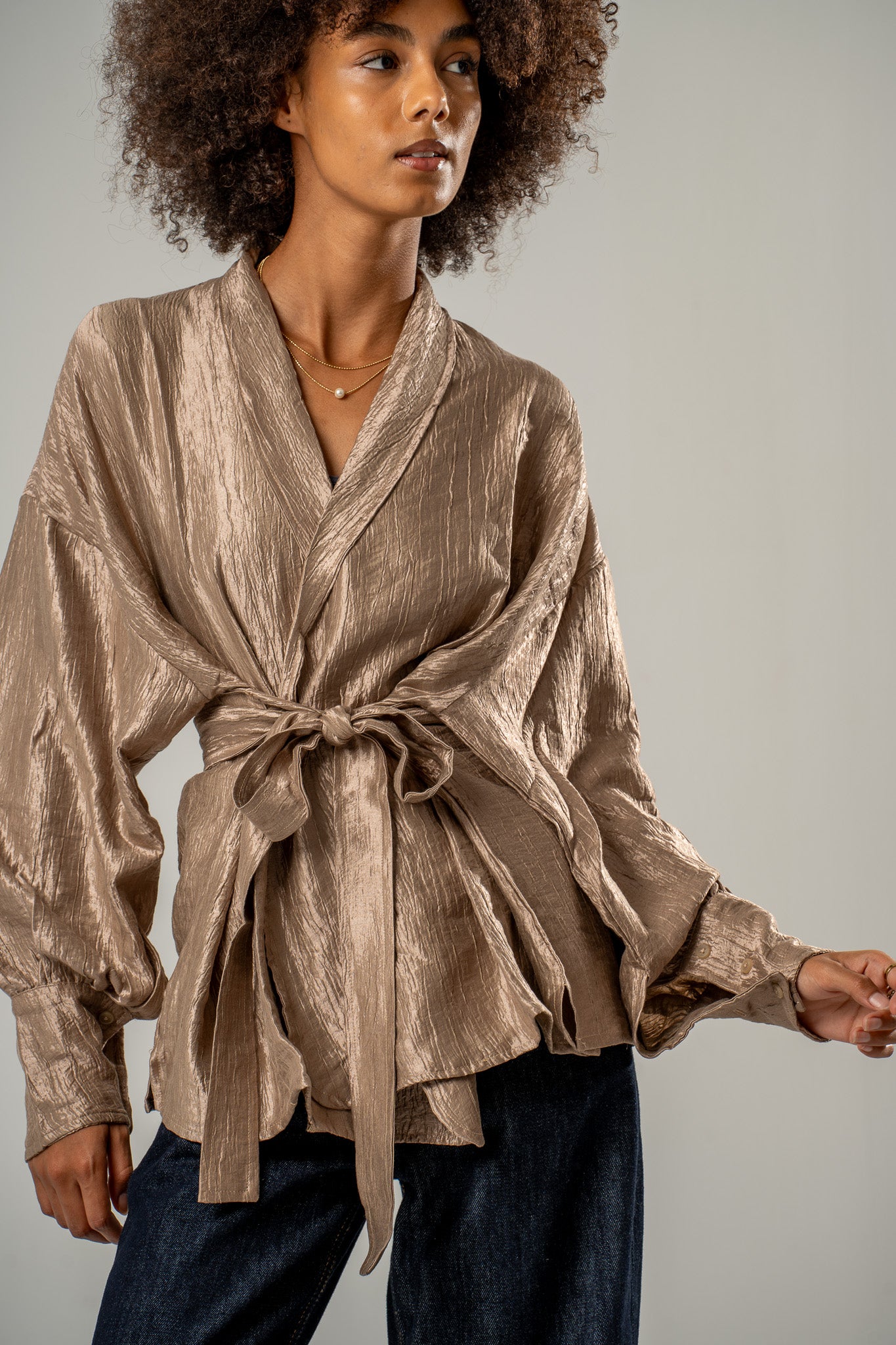 Satin Kimono
